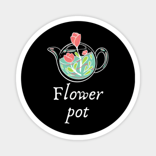 Flower Pot Magnet